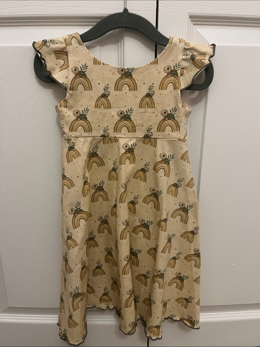 Rainbow & Turtle Twirl Dress